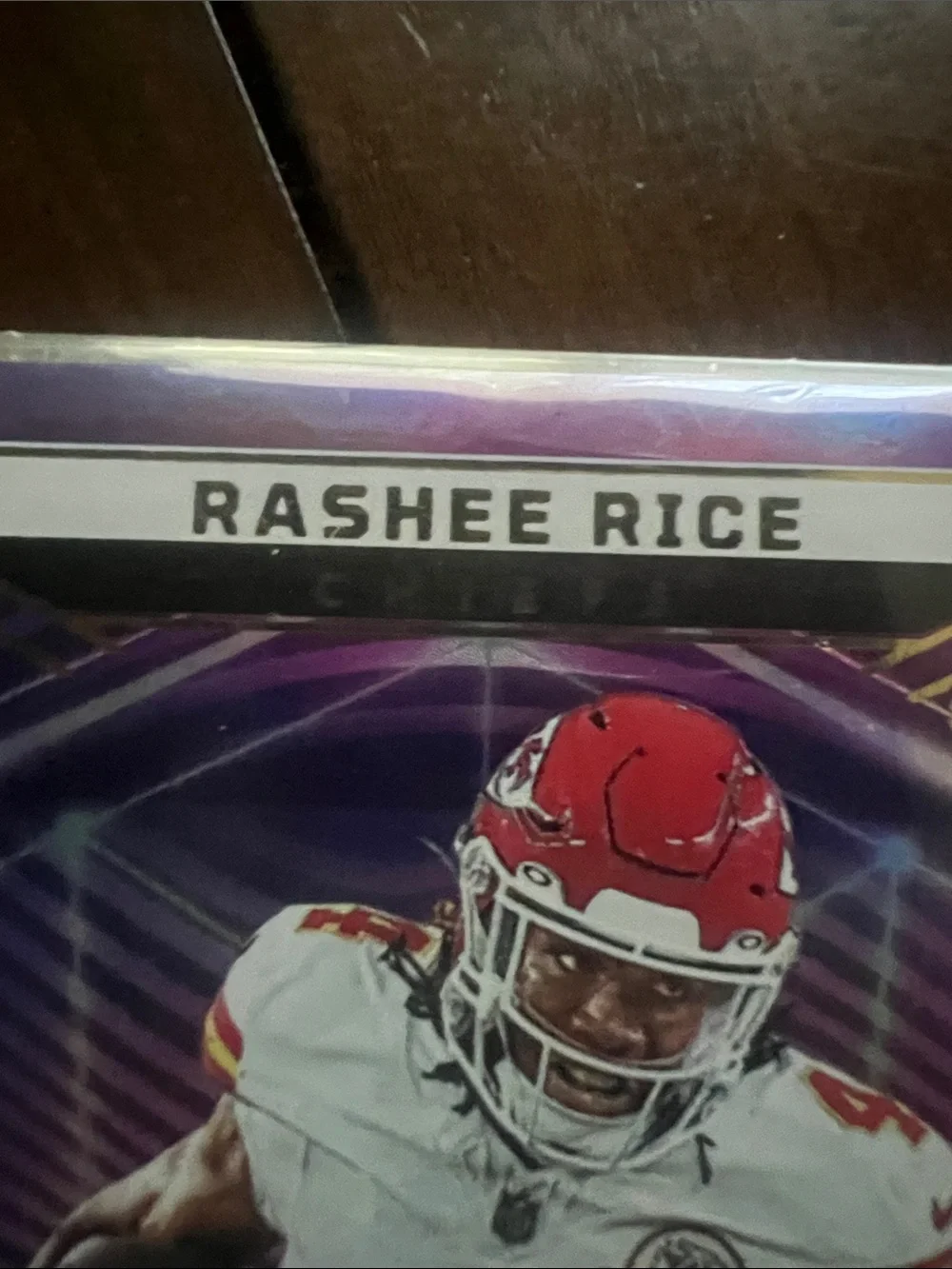 Rashee Rice KC Chiefs-Great expectations- Jersey Patch-Rookie Card-Rare Parrelel